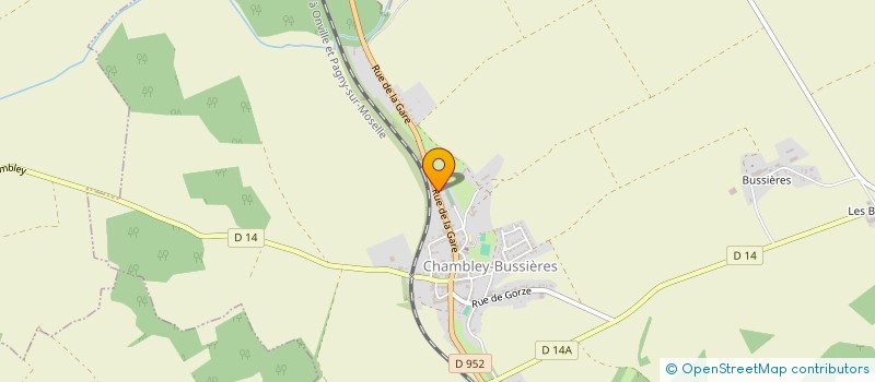 localisation de l'entreprise MONSIEUR GREGORY METTAVANT  CHAMBLEY-BUSSIERES