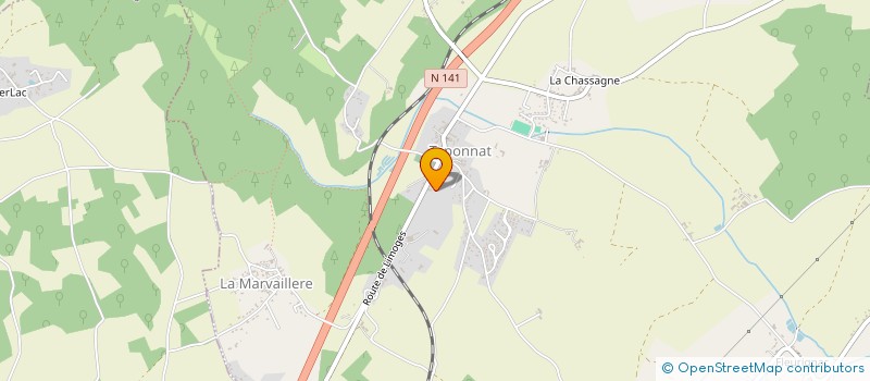 localisation de l'entreprise MONSIEUR GREGORY MEUNIER à TAPONNAT-FLEURIGNAC