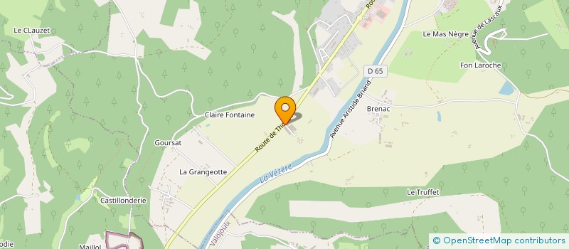 localisation de l'entreprise MONSIEUR GREGORY MEZIERE à MONTIGNAC-LASCAUX