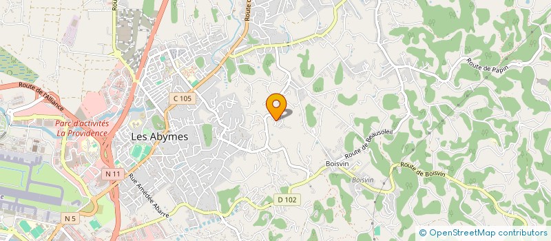 localisation de l'entreprise MONSIEUR GREGORY MICHELY  LES ABYMES