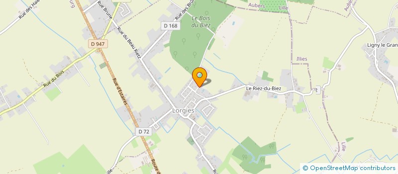 localisation de l'entreprise MONSIEUR GREGORY MIKOLAJCZAK  LORGIES