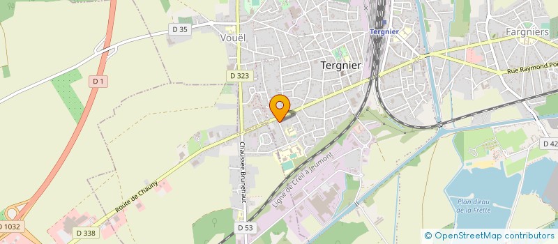 localisation de l'entreprise MONSIEUR GREGORY MILLIOT  TERGNIER