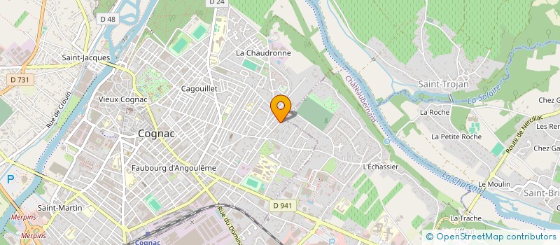 localisation de l'entreprise MONSIEUR GREGORY MIOT  COGNAC