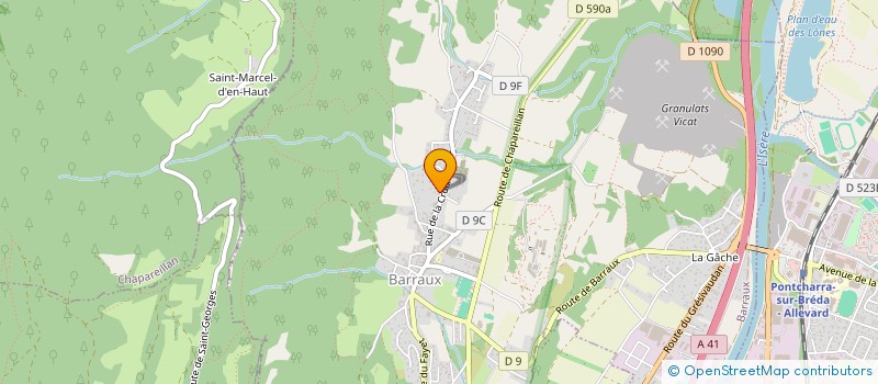 localisation de l'entreprise MONSIEUR GREGORY MISONNE  BARRAUX