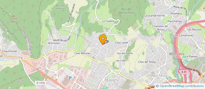 localisation de l'entreprise MONSIEUR GREGORY MITHIEUX  EPAGNY METZ-TESSY