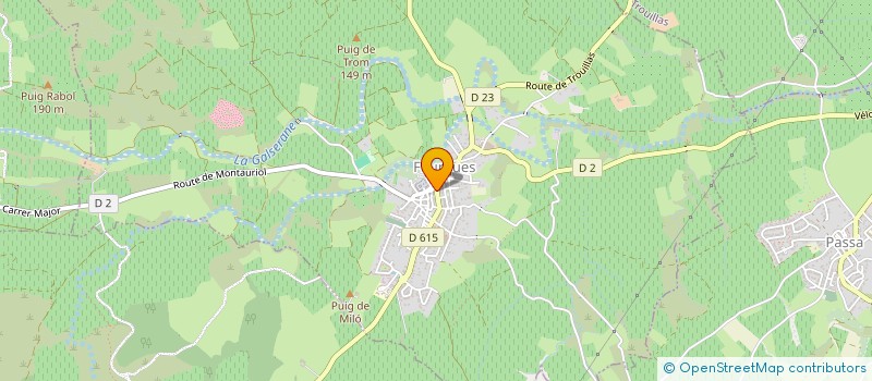 localisation de l'entreprise MONSIEUR GREGORY MOFY  SAINT-FELIU-D'AVALL