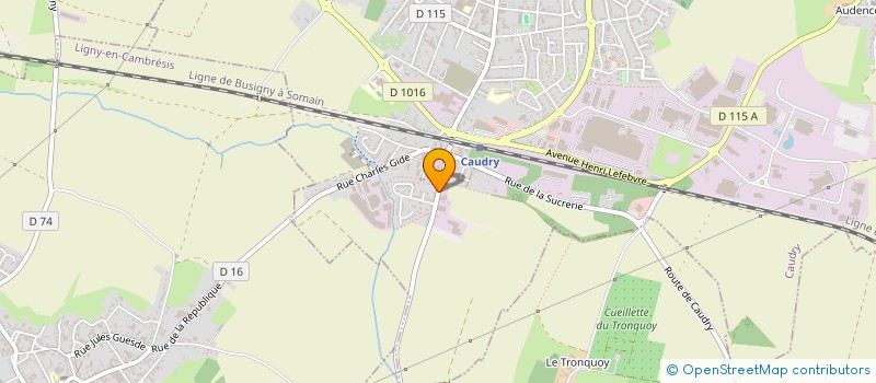 localisation de l'entreprise MONSIEUR GREGORY MOKHTARI  CAUDRY