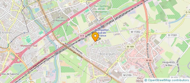 localisation de l'entreprise MONSIEUR GREGORY MOLTO à LATTES