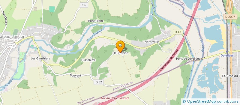 localisation de l'entreprise MONSIEUR GREGORY MONCHECOURT  CHATEAU-LANDON