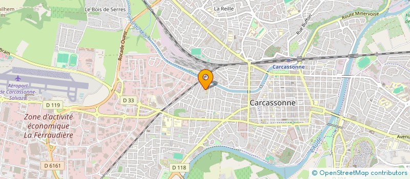 localisation de l'entreprise MONSIEUR GREGORY MONTAGNE  CARCASSONNE