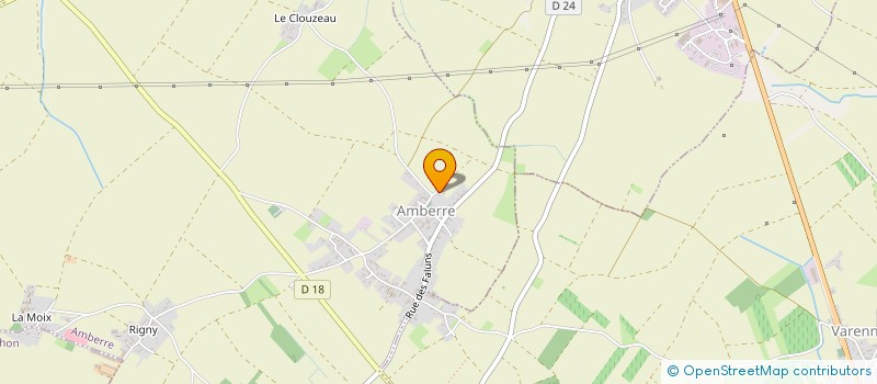 localisation de l'entreprise MONSIEUR GREGORY MONTIGNY  AMBERRE