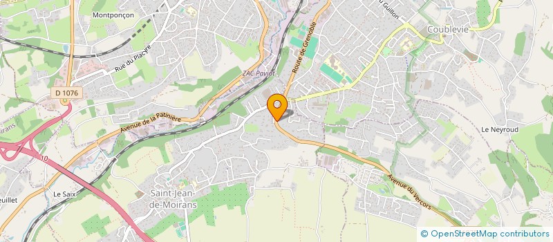 localisation de l'entreprise MONSIEUR GREGORY MORIN  SAINT-JEAN-DE-MOIRANS