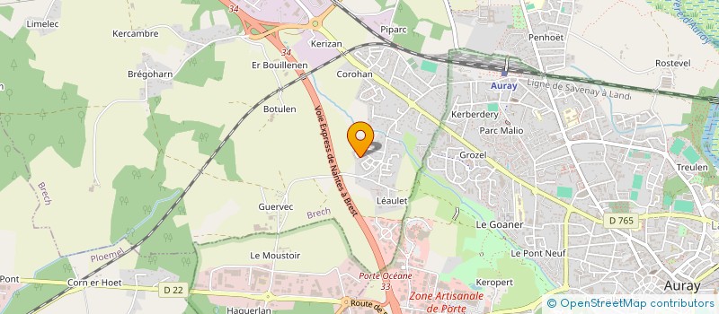 localisation de l'entreprise MONSIEUR GREGORY MORIN  BRECH