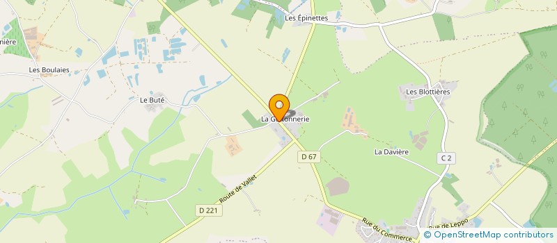 localisation de l'entreprise MONSIEUR GREGORY MORIN à MONTREVAULT-SUR-EVRE
