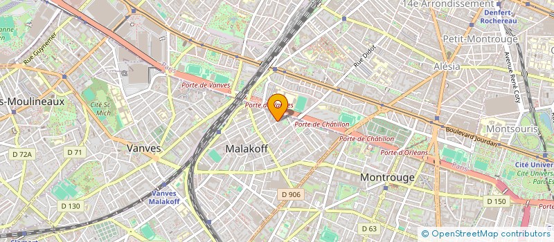 localisation de l'entreprise MONSIEUR GREGORY MORIZEAU à MALAKOFF