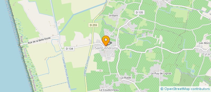 localisation de l'entreprise MONSIEUR GREGORY MOULIETS  SAINT-ANDRONY