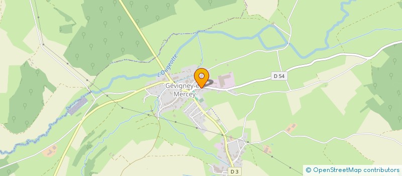 localisation de l'entreprise MONSIEUR GREGORY MOURANT  GEVIGNEY-ET-MERCEY
