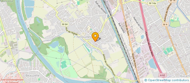 localisation de l'entreprise MONSIEUR GREGORY MOURREGOT  FENOUILLET