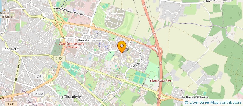 localisation de l'entreprise MONSIEUR GREGORY MOUTIER  POITIERS