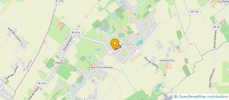 localisation de l'entreprise MONSIEUR GREGORY MOUVEAUX à AUBERS