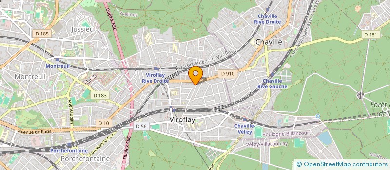 localisation de l'entreprise MONSIEUR GREGORY MUNGAROO  VIROFLAY