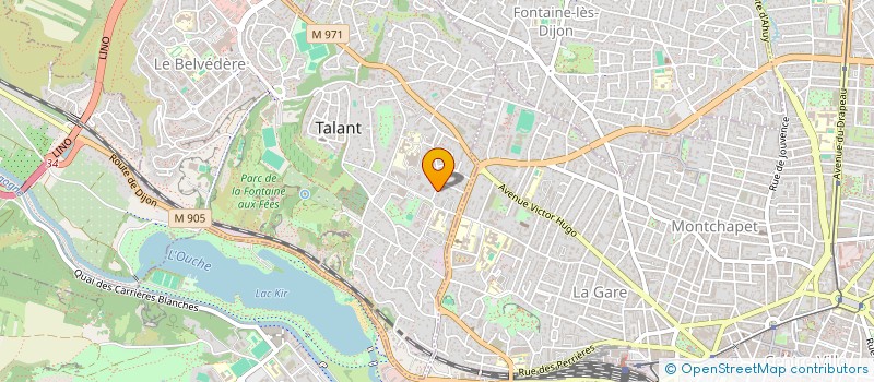 localisation de l'entreprise MONSIEUR GREGORY NABHOLTZ  TALANT