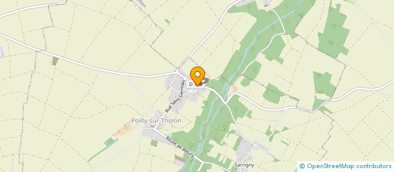 localisation de l'entreprise MONSIEUR GREGORY NAUDIN  POILLY-SUR-THOLON