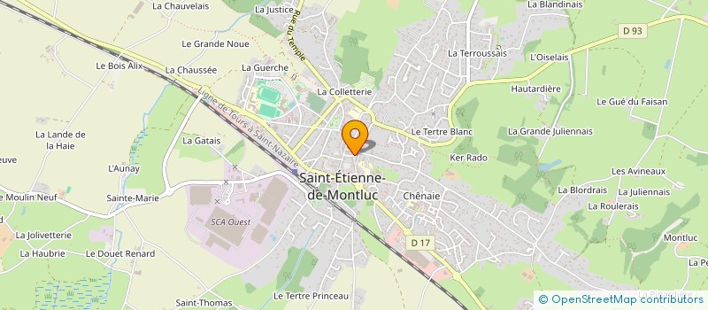 localisation de l'entreprise MONSIEUR GREGORY NEVEU  SAINT-ETIENNE-DE-MONTLUC