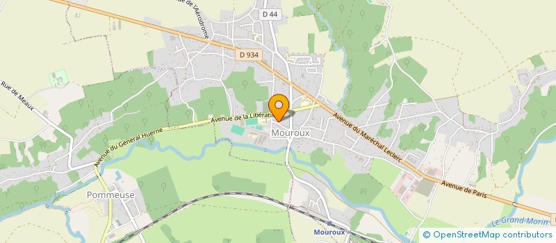 localisation de l'entreprise MONSIEUR GREGORY NGUYEN  MOUROUX