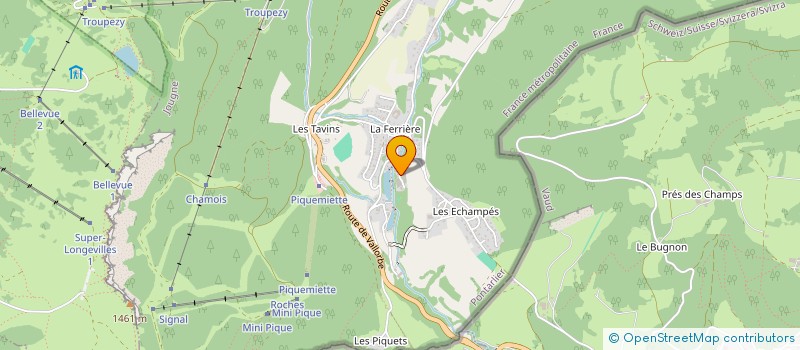 localisation de l'entreprise MONSIEUR GREGORY NICOD  JOUGNE