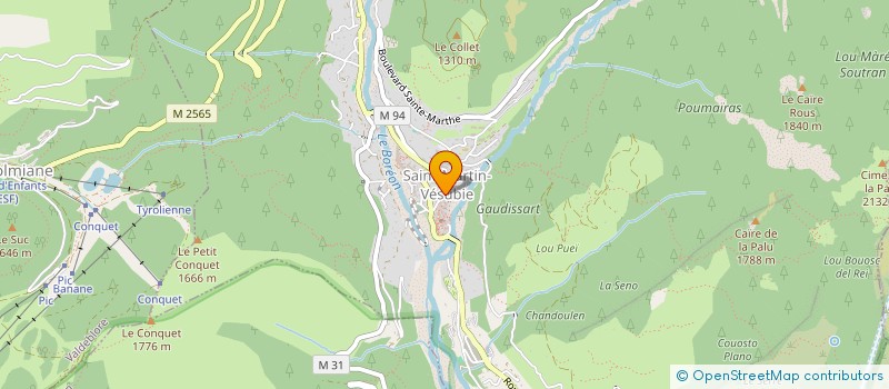 localisation de l'entreprise MONSIEUR GREGORY NICOLAS  SAINT-MARTIN-VESUBIE