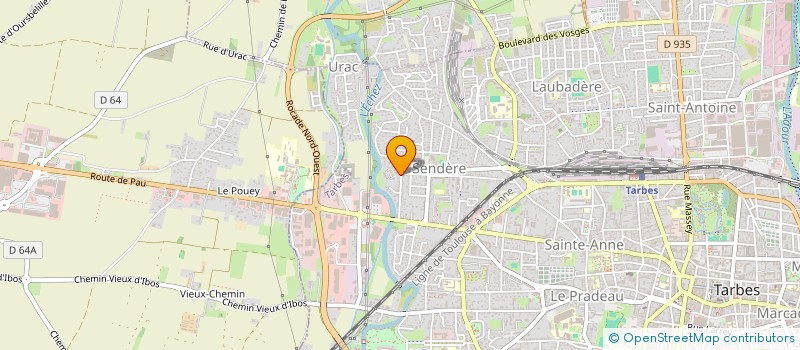 localisation de l'entreprise MONSIEUR GREGORY NOUALHIER  TARBES