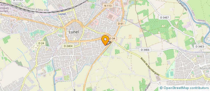 localisation de l'entreprise MONSIEUR GREGORY NOUGAREDE à LUNEL