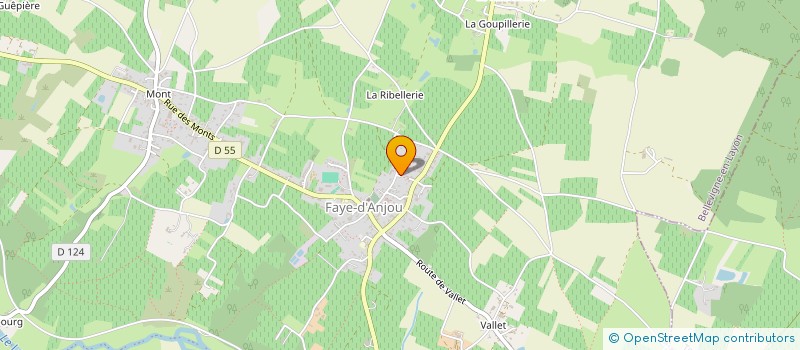 localisation de l'entreprise MONSIEUR GREGORY NOUTEAU  BELLEVIGNE-EN-LAYON