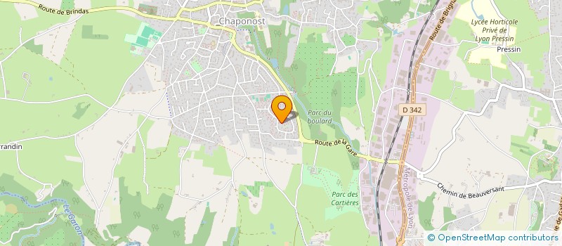 localisation de l'entreprise MONSIEUR GREGORY NOWAK  CHAPONOST