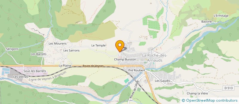 localisation de l'entreprise MONSIEUR GREGORY OBARA à LA ROCHE-DES-ARNAUDS