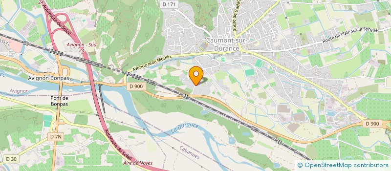 localisation de l'entreprise MONSIEUR GREGORY OBLET  CAUMONT-SUR-DURANCE