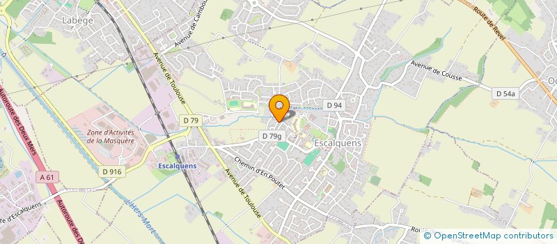 localisation de l'entreprise MONSIEUR GREGORY ODEMER  ESCALQUENS