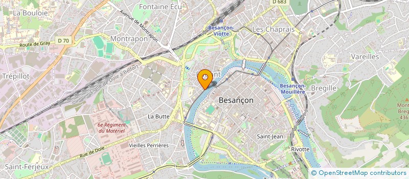 localisation de l'entreprise MONSIEUR GREGORY OLYMPIO à BESANCON