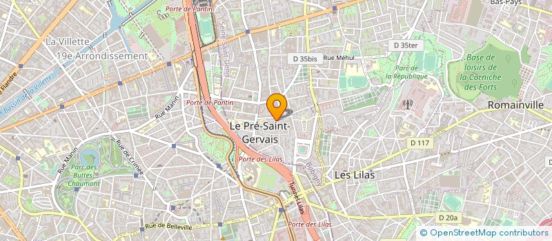 localisation de l'entreprise MONSIEUR GREGORY ONDZIE-OKOMBO à LE PRE-SAINT-GERVAIS