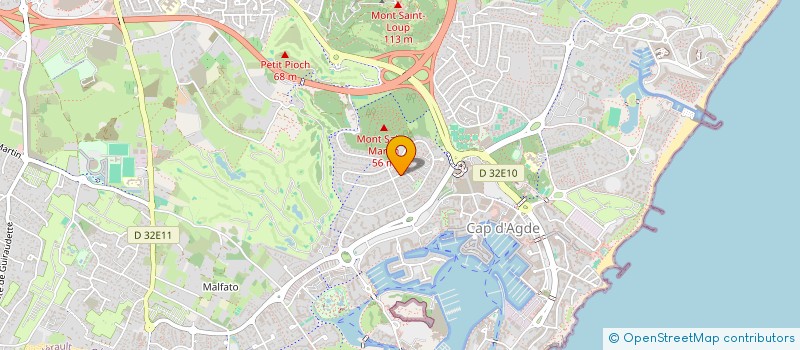 localisation de l'entreprise MONSIEUR GREGORY OOSTERS  AGDE