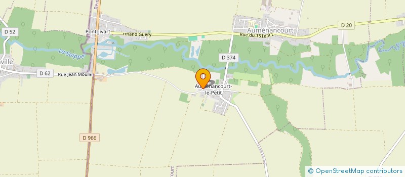 localisation de l'entreprise MONSIEUR GREGORY OUDELET  AUMENANCOURT