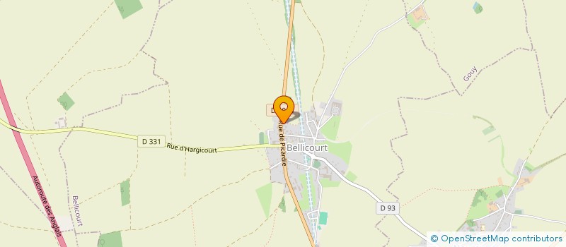 localisation de l'entreprise MONSIEUR GREGORY OURDOUILLIE  BELLICOURT