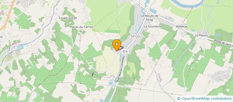 localisation de l'entreprise MONSIEUR GREGORY OUVRAY  SEIGY