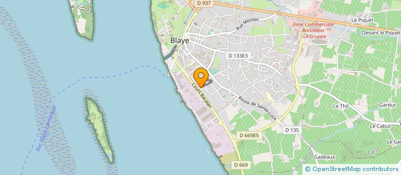 localisation de l'entreprise MONSIEUR GREGORY OVEJERO  BLAYE