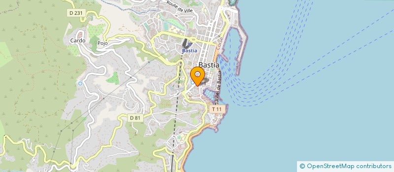 localisation de l'entreprise MONSIEUR GREGORY PAGLIAI à BASTIA