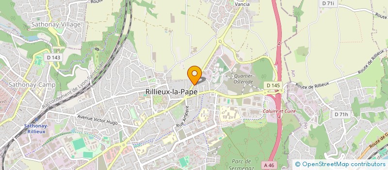 localisation de l'entreprise MONSIEUR GREGORY PAILLERET  RILLIEUX-LA-PAPE