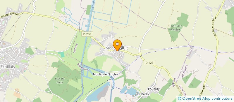 localisation de l'entreprise MONSIEUR GREGORY PAJOT  TRIZAY