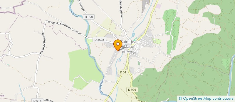 localisation de l'entreprise MONSIEUR GREGORY PALEM  SAINT-JEAN-DE-MARUEJOLS-ET-AVEJAN