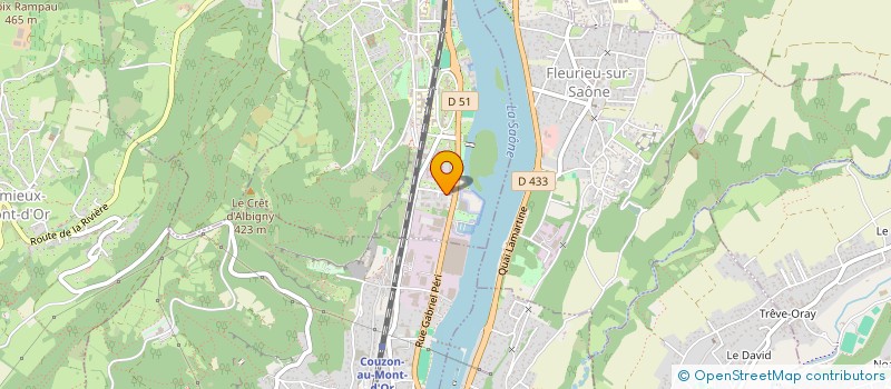 localisation de l'entreprise MONSIEUR GREGORY PALIX à ALBIGNY-SUR-SAONE
